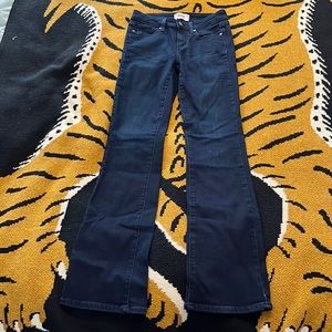 Paige Manhattan Boot Cut Dark Blue. Size 25